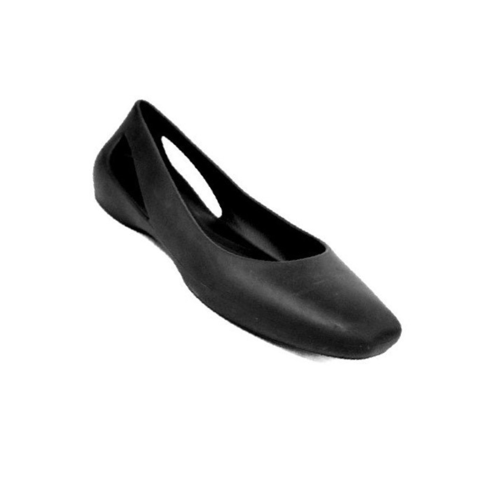 Crocs Sloane Ballet Flats Black Women's Size 8- Casual Chic, Minimalist